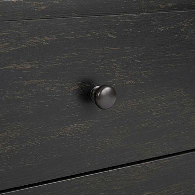 Nightstand with Two Drawers and Modern Design