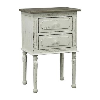 Traditional Nightstand with Classic French Style and Compact Design