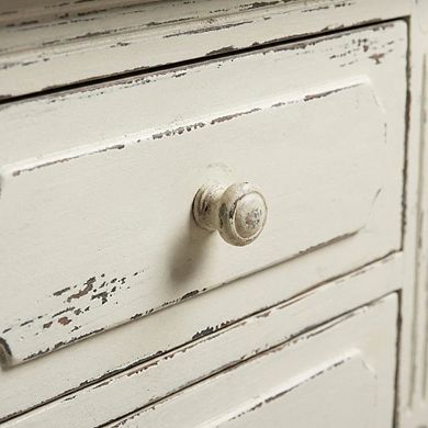 Traditional Nightstand with Classic French Style and Compact Design