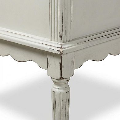 Traditional Nightstand with Classic French Style and Compact Design