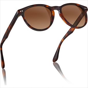 Retro Women's Polarized Sunglasses, Acetate Frame with UV400 Protection for Driving