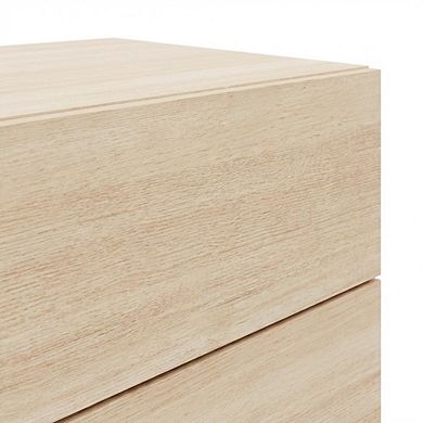 Starlight Canyon Home Modern Nightstand, Two Drawers, Sleek Melamine Finish, Contemporary Style