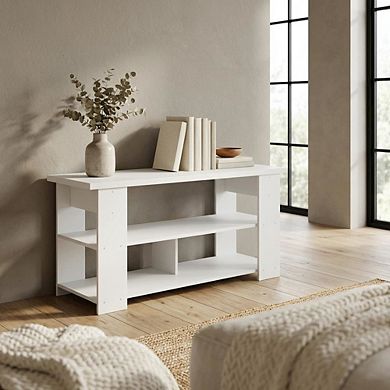 FurniFact TV stand for up to 55-inch screens with ample storage space