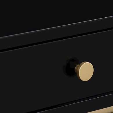 Nightstand with Soft-Close Drawers and Modern Style