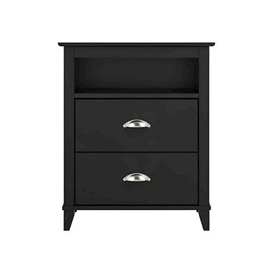 Bedroom nightstand with 2 drawers and modern design