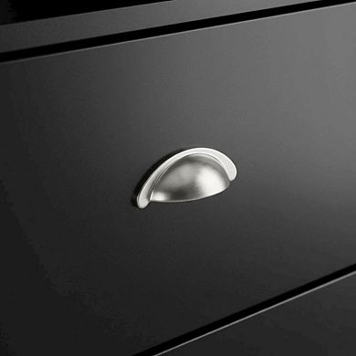 Bedroom nightstand with 2 drawers and modern design