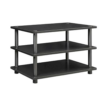 FurniFact 3 tier Corner TV Stand with Composite Wood Construction