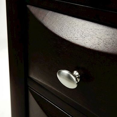 Nightstand with Transitional Style and Rectangular Design