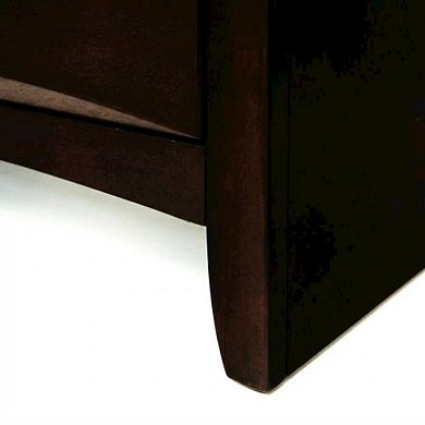 Nightstand with Transitional Style and Rectangular Design