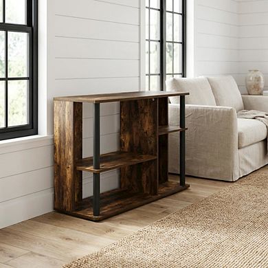 FurniFact Wooden TV stand, holds up to 40-inch screens