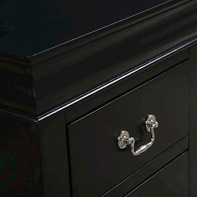 Philippe Iii Nightstand with Classic Design and Sturdy Construction