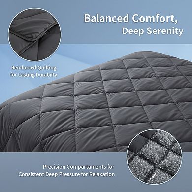 Cooling Weighted Blanket for All Season Use Soft and Comfortable