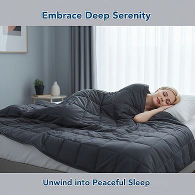 Cooling Weighted Blanket for All Season Use Soft and Comfortable