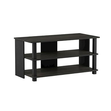 FurniFact Wooden 3-Tier TV Stand, TVs up to 40 inches