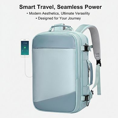 Flight Approved Personal Item Backpack Fits 16 Laptop