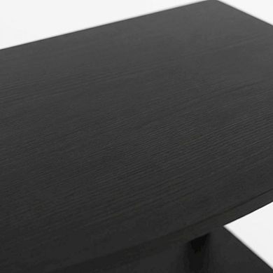 FurniFact Wooden TV Stand with Storage Cabinet and Tall Design