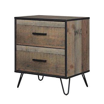 Nightstand with Legs and Full Extension Drawer Glide