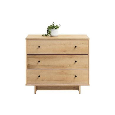 Nightstand with 3 Drawers and Modern Design