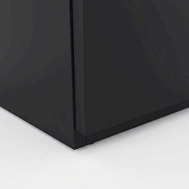 Starlight Canyon Home Nightstand with 1-Drawer, Folding Door, Modern Design for Bedroom Storage