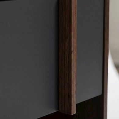 Nightstand with One Drawer, Contemporary Style