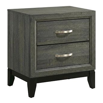 Nightstand with Transitional Style and Spacious Storage