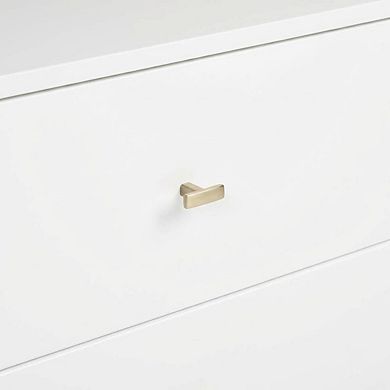 Mid Century Modern Nightstand with 2 Drawers and Sleek Design