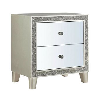 Nightstand with Elegant Finish for Bedroom