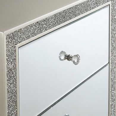 Nightstand with Elegant Finish for Bedroom