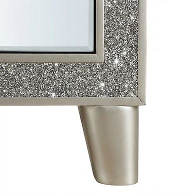 Nightstand with Elegant Finish for Bedroom