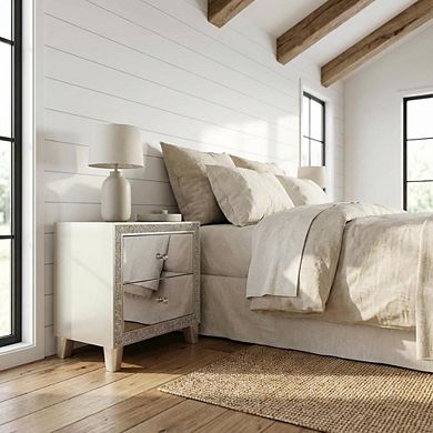 Nightstand with Elegant Finish for Bedroom