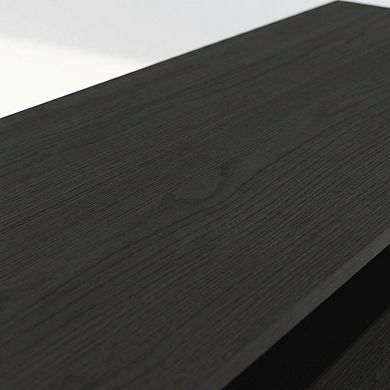 FurniFact Electric Fireplace TV Stand with Spacious Storage for TVs up to 55 Inches