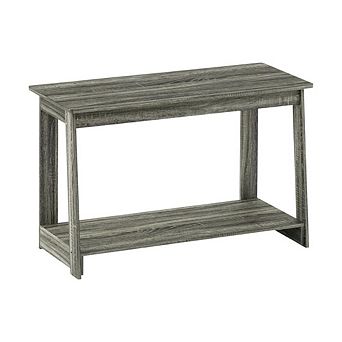 FurniFact Wooden TV Stand with Modern Storage Design