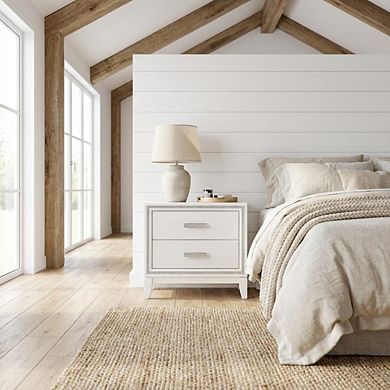 Nightstand with Modern Design and Storage Space