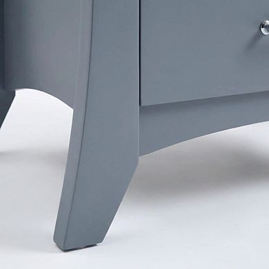 Nightstand with Transitional Style and Ample Clearance