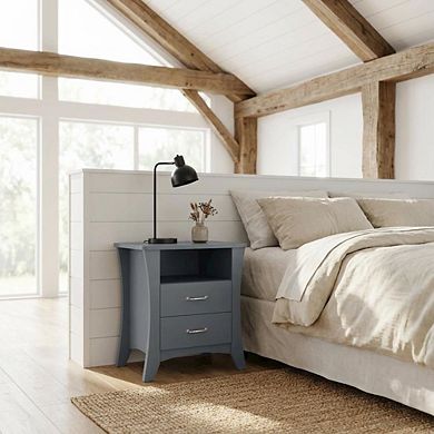 Nightstand with Transitional Style and Ample Clearance