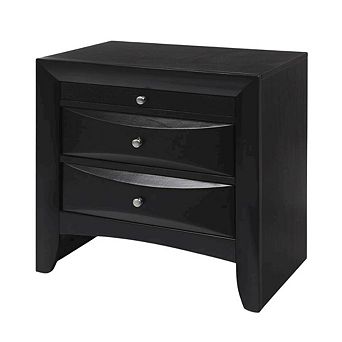 Bedroom Nightstand with Modern Transitional Design
