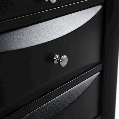 Bedroom Nightstand with Modern Transitional Design