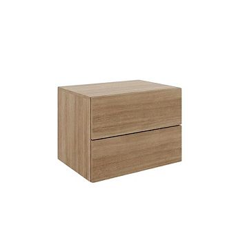 Starlight Canyon Home Modern Nightstand with 2 Drawers and Laminated Finish