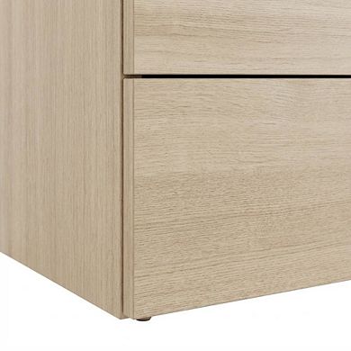 Starlight Canyon Home Modern Nightstand with 2 Drawers and Laminated Finish