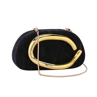 Evening Clutch Purses for Women PU Shoulder Bag Trendy Decoration with Chain