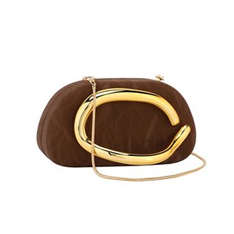 Evening Clutch Purses for Women PU Shoulder Bag Trendy Decoration with Chain