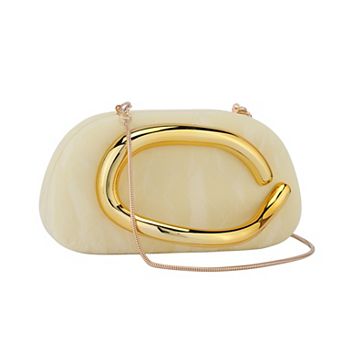 Evening Clutch Purses for Women PU Shoulder Bag Trendy Decoration with Chain