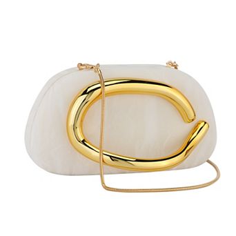 Evening Clutch Purses for Women PU Shoulder Bag Trendy Decoration with Chain