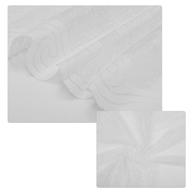 Short Kitchen Curtains for Bathroom Windows Cabinet Laundry Room Decor White 62.99"Lx23.62"W 1Pc