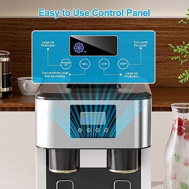 3-in-1 Bullet Ice & Crushed Ice Maker With Cold Water