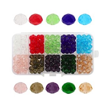 1 Set 300 pc 8mm Glass Beads for Bracelets, Bracelet Beads, Glass Beads for Jewelry Making