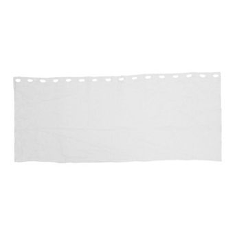 Short Kitchen Curtains for Bathroom Windows Cabinet Laundry Room Decor White 59.06"Lx17.72"W 1 pc