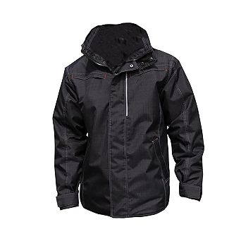 Result Mens Waterproof Denim Textured Rugged Jacket