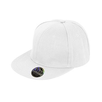 Result Unisex Core Bronx Original Flat Peak Snapback Solid Colour Cap