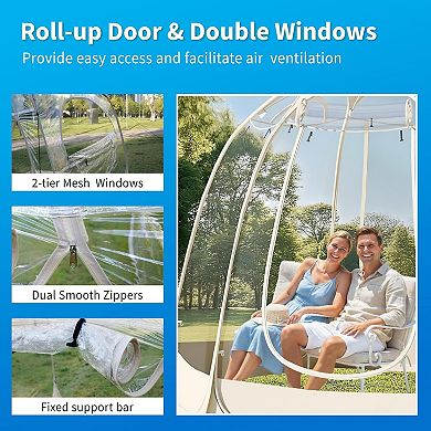 12 x 12 ft Pop Up Bubble Tent For 7-8 People